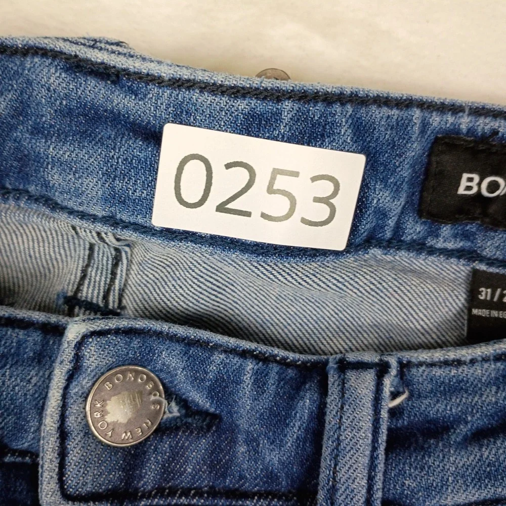 Bonobos Jeans Mens 31x28 Blue Slim Fit Medium Wash Denim Work Wear Outdoors‎